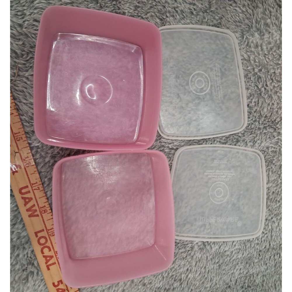 Mixed Lot of VTG Tupperware Containers Bowls Cups Lids Modular Mate Tray Bundt - Picture 5 of 16
